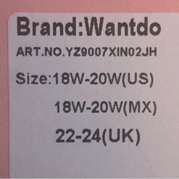 NWT one piece floral swimsuit swim dress by Australian Brand WANTDO - XL / XXL - Picture 6 of 12